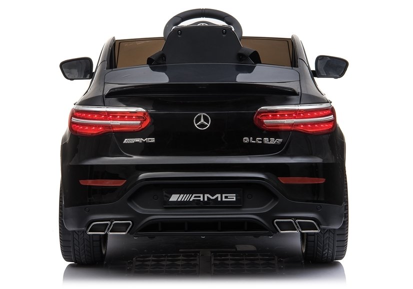 Elektro Kinderauto Mercedes GLC 4x4 Schwarz lackiert