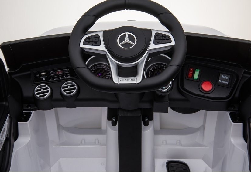 Elektro Kinderauto Mercedes GLC 4x4 Schwarz lackiert