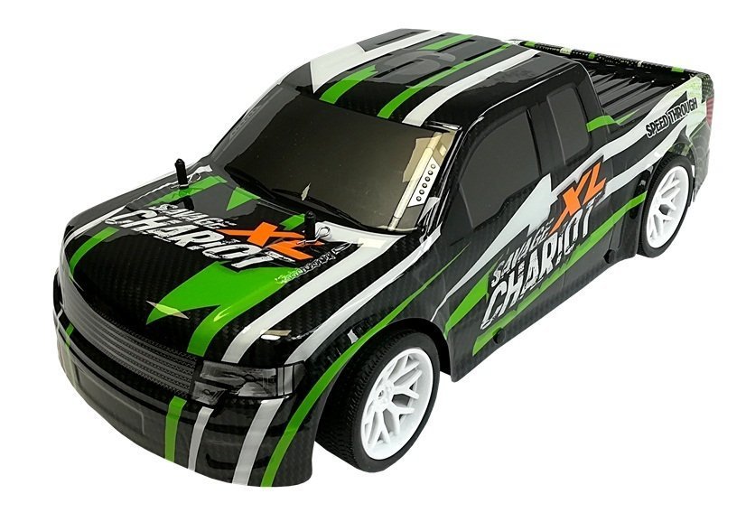 Ferngesteuertes Auto R / C Pick Up 15-20 km / h Grün