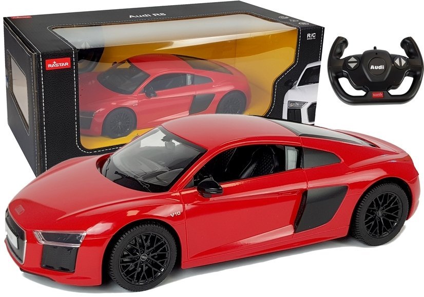 Auto R / C Audi R8 Rastar 1:14 Rot