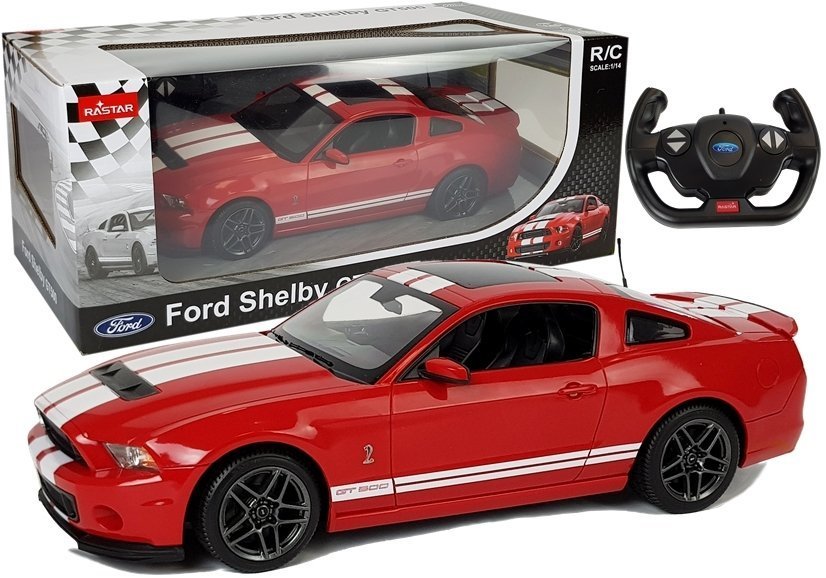 Auto R/C Ford Shelby Rastar 1:14 Rot