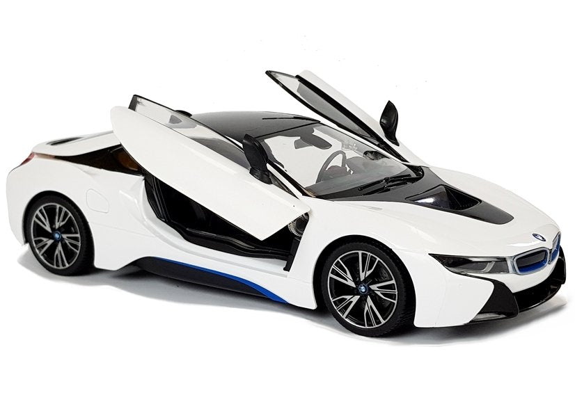 Auto R/C BMW i8 Rastar 1:14 Weiße Automatiktüren