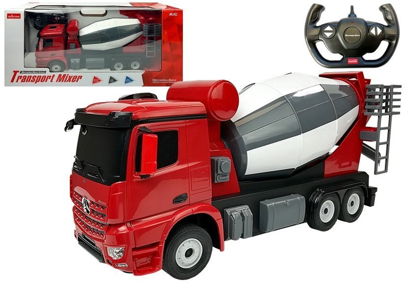 Auto RC Mercedes-Benz Arocs Rastar 1:14 Rot
