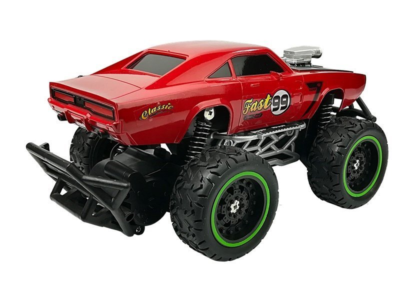 Ferngesteuertes Auto Offroad R / C Red High Wheels