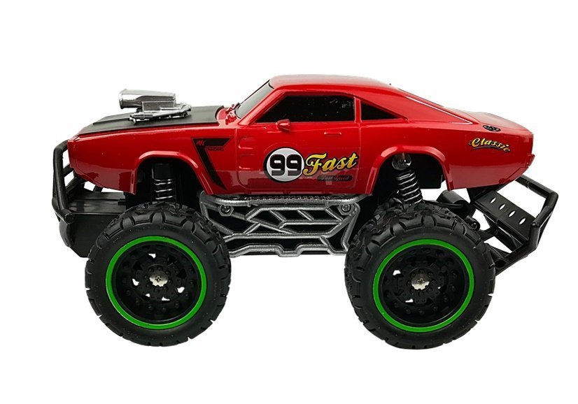 Ferngesteuertes Auto Offroad R / C Red High Wheels