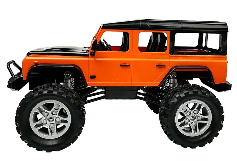 Ferngesteuertes Auto Land Rover Defender R / C Orange 1:14