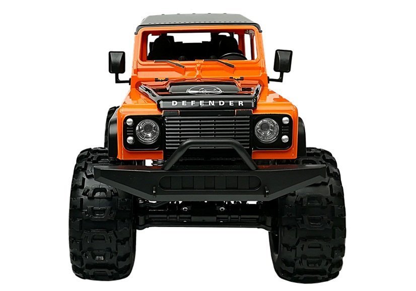 Ferngesteuertes Auto Land Rover Defender R / C Orange 1:14