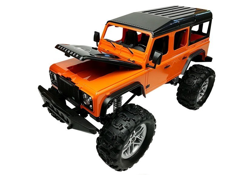 Ferngesteuertes Auto Land Rover Defender R / C Orange 1:14