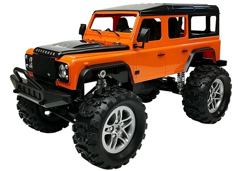 Ferngesteuertes Auto Land Rover Defender R / C Orange 1:14