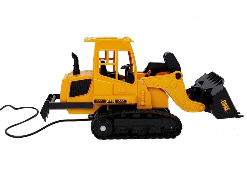 Batteriebetriebener Bulldozer-Bagger mit Fernsteuerung Kettenräder 1:36