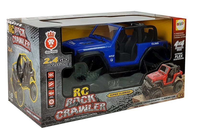 Rotes ferngesteuertes Jeep Geländewagen 2.4G