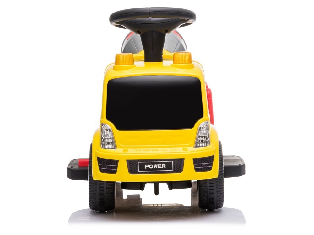 Battery-powered vehicle concrete mixer sounds