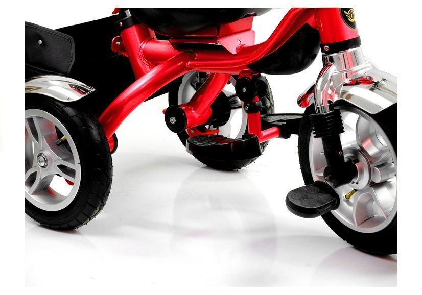 Tricycle PRO500 Red Rubber Wheels Sunroof