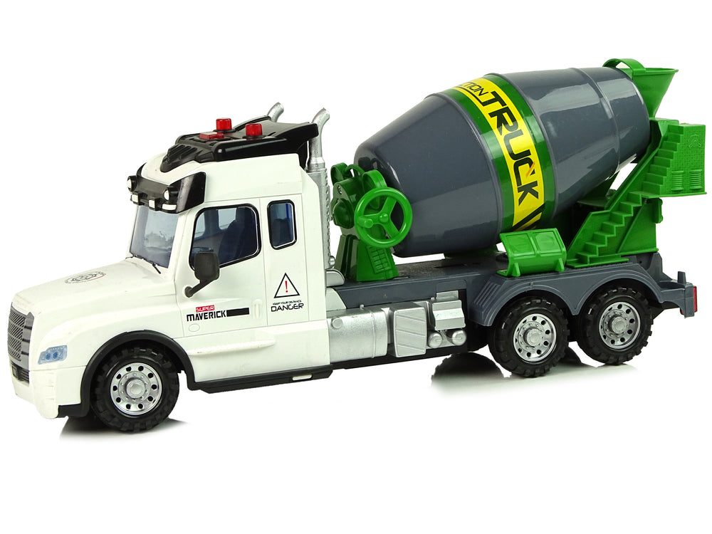 Betonfahrzeug R/C Rotierende Birne Weiß Pilot 2.4 G
