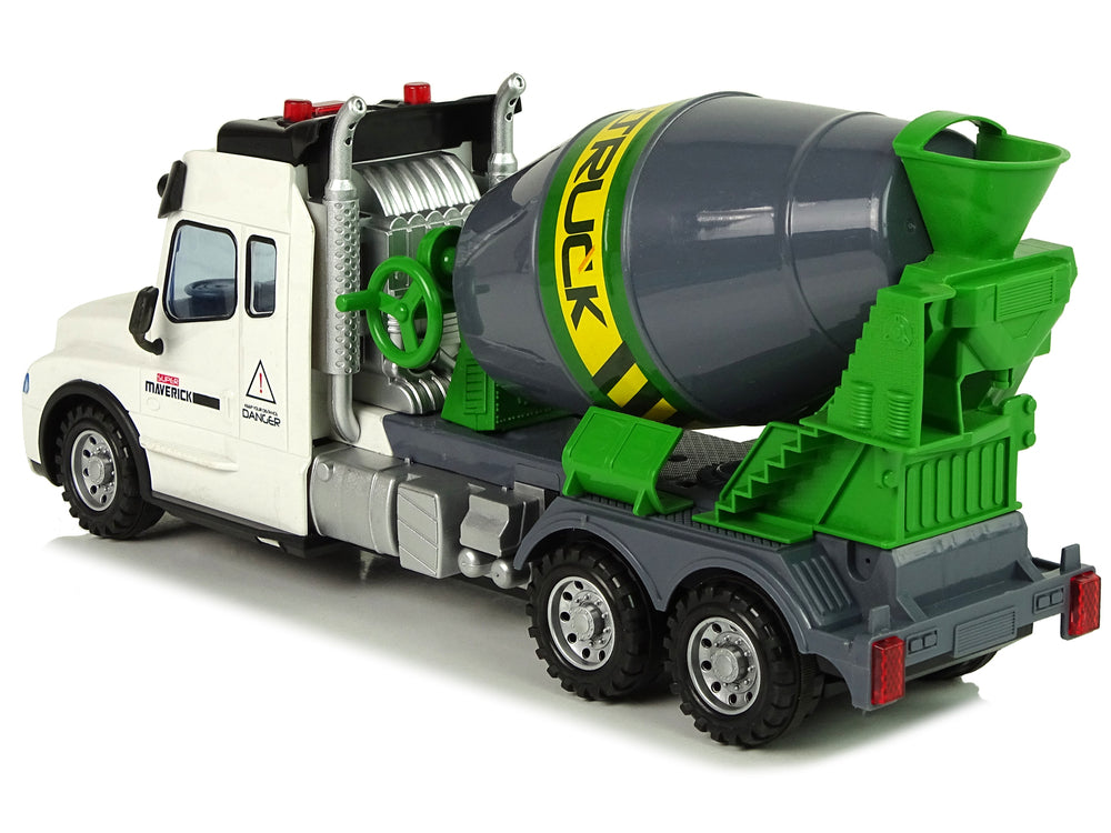 Betonfahrzeug R/C Rotierende Birne Weiß Pilot 2.4 G
