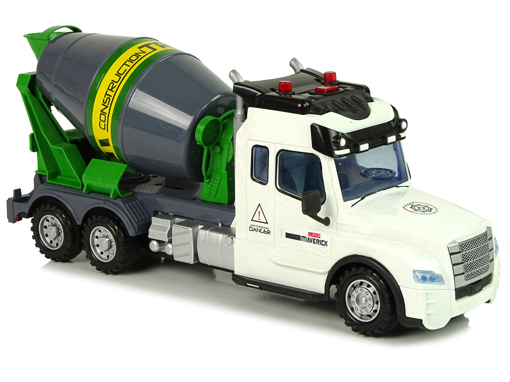 Betonfahrzeug R/C Rotierende Birne Weiß Pilot 2.4 G