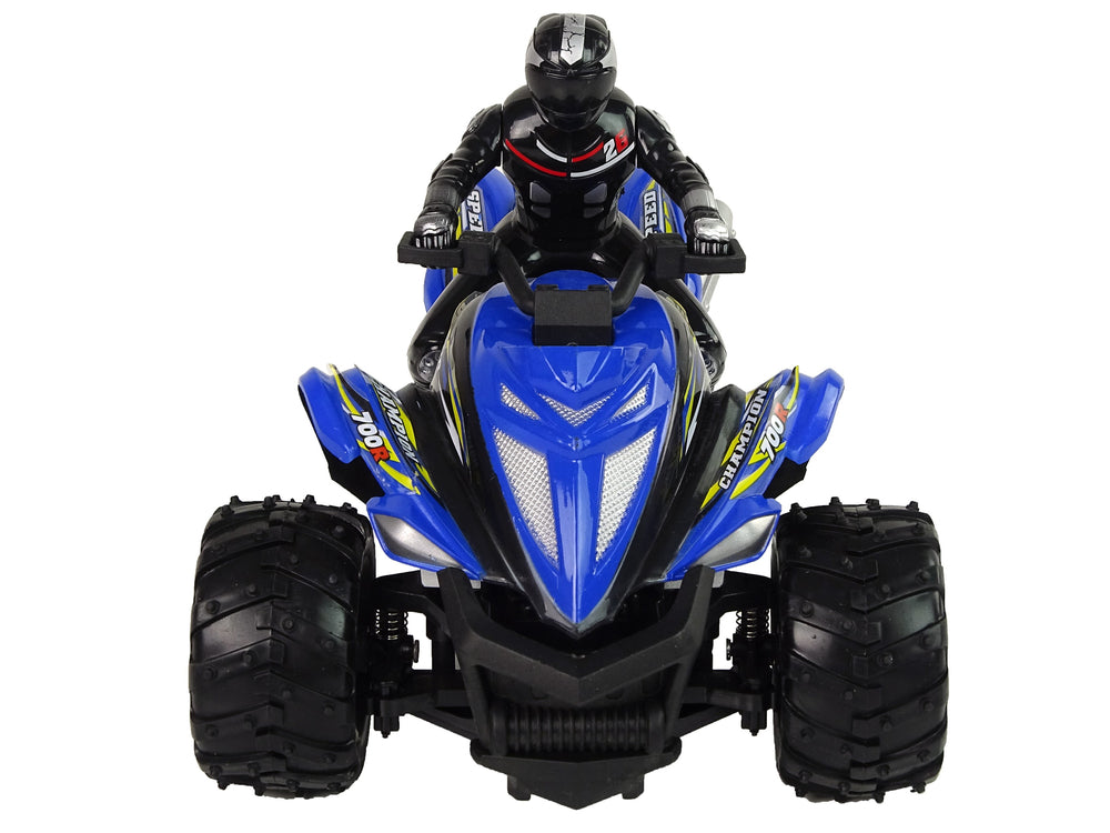 Elektro Kinderquad Rock Crawler Dreirad Ferngesteuert 1:12 2.4G Blau