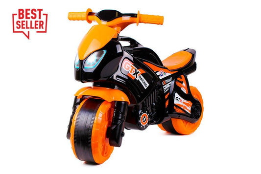 Orange 5767 racing motorcycle