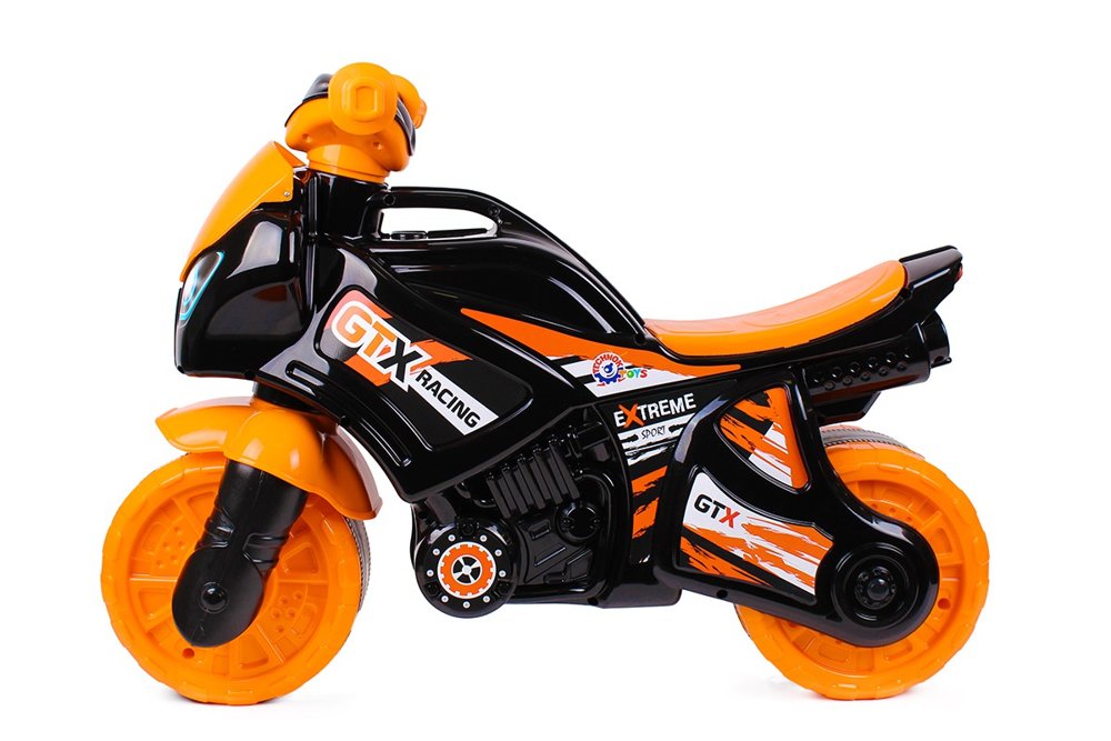 Orange 5767 racing motorcycle