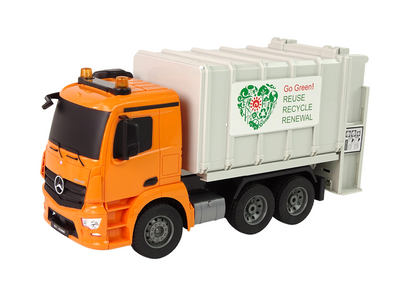 RC Müllwagen Mercedes-Benz Antos Orange Trash