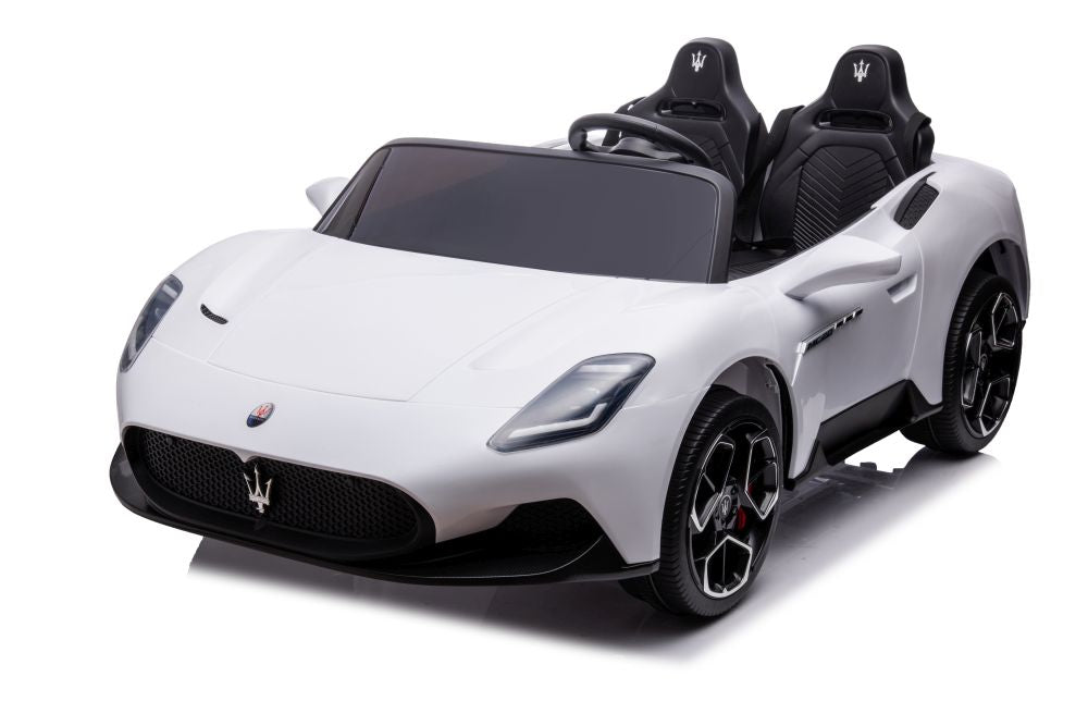 Elektro Kinderauto Maserati MC20 Weiß 24V 2Sitzer