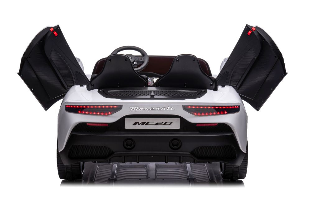 Elektro Kinderauto Maserati MC20 Weiß 24V 2Sitzer