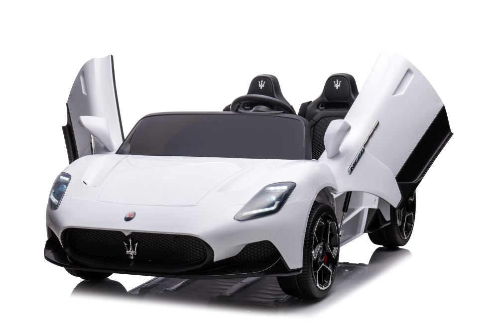 Elektro Kinderauto Maserati MC20 Weiß 24V 2Sitzer