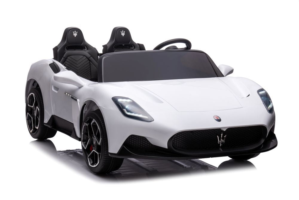 Elektro Kinderauto Maserati MC20 Weiß 24V 2Sitzer