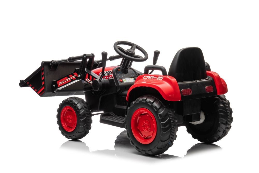 Rechargeable Tractor with Shovel BW-X002A Red