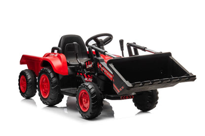Rechargeable Tractor with Shovel BW-X002A Red