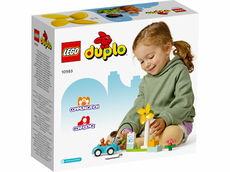 LEGO DUPLO Town Windturbine und Elektroauto P6 10985