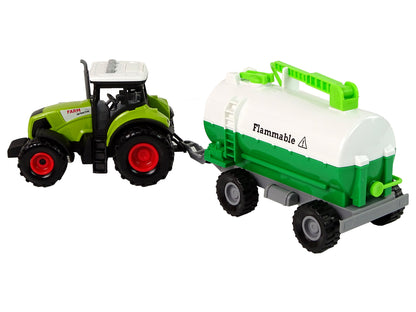Traktor für Kinder mit Anhänger Tankwagen Bauernhof
