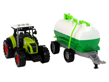 Traktor für Kinder mit Anhänger Tankwagen Bauernhof