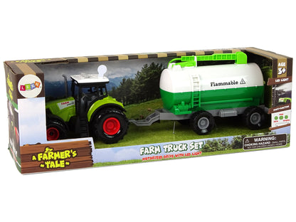 Traktor für Kinder mit Anhänger Tankwagen Bauernhof