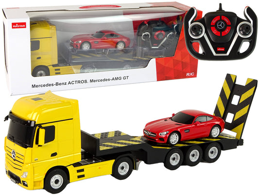 Abschleppwagen R/C Mercedes-Benz 1:26 Gelb Rot