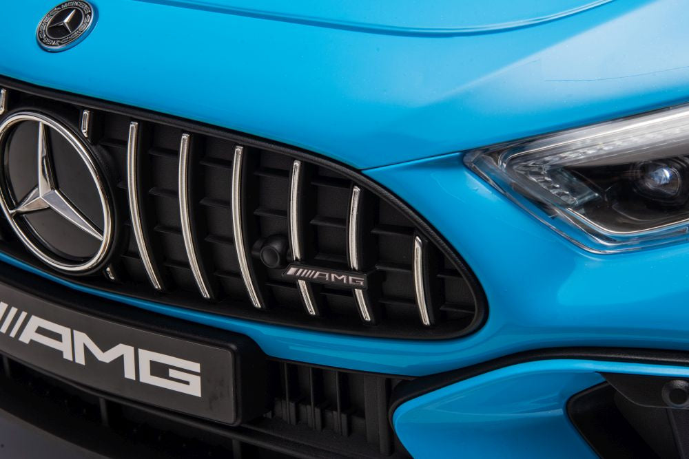 Elektro Kinderauto Mercedes AMG SL63 B, blau lackiert 24V 2Sitzer