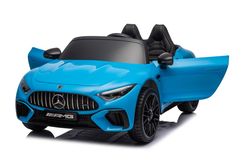 Elektro Kinderauto Mercedes AMG SL63 B, blau lackiert 24V 2Sitzer