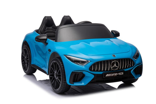 Elektro Kinderauto Mercedes AMG SL63 B, blau lackiert 24V 2Sitzer