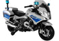 Motorcycle BMW Police Silver Headlight EVA Tires Motorcycle