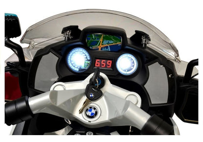 Motorcycle BMW Police Silver Headlight EVA Tires Motorcycle