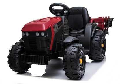 Elektrische Fahrt auf Traktor mit Anhänger BDM0925 Rot
