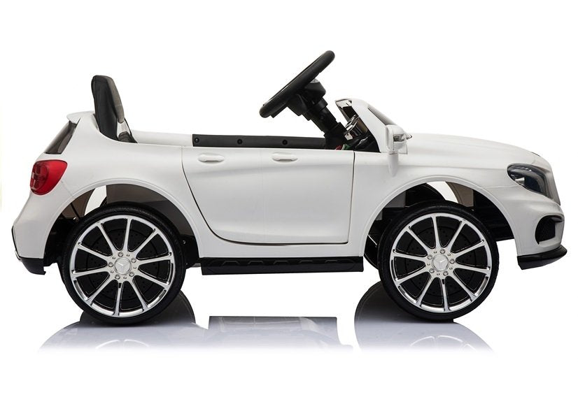 Children's vehicle Mercedes GLA 45 White EVA tires Leather seat 2x45W car