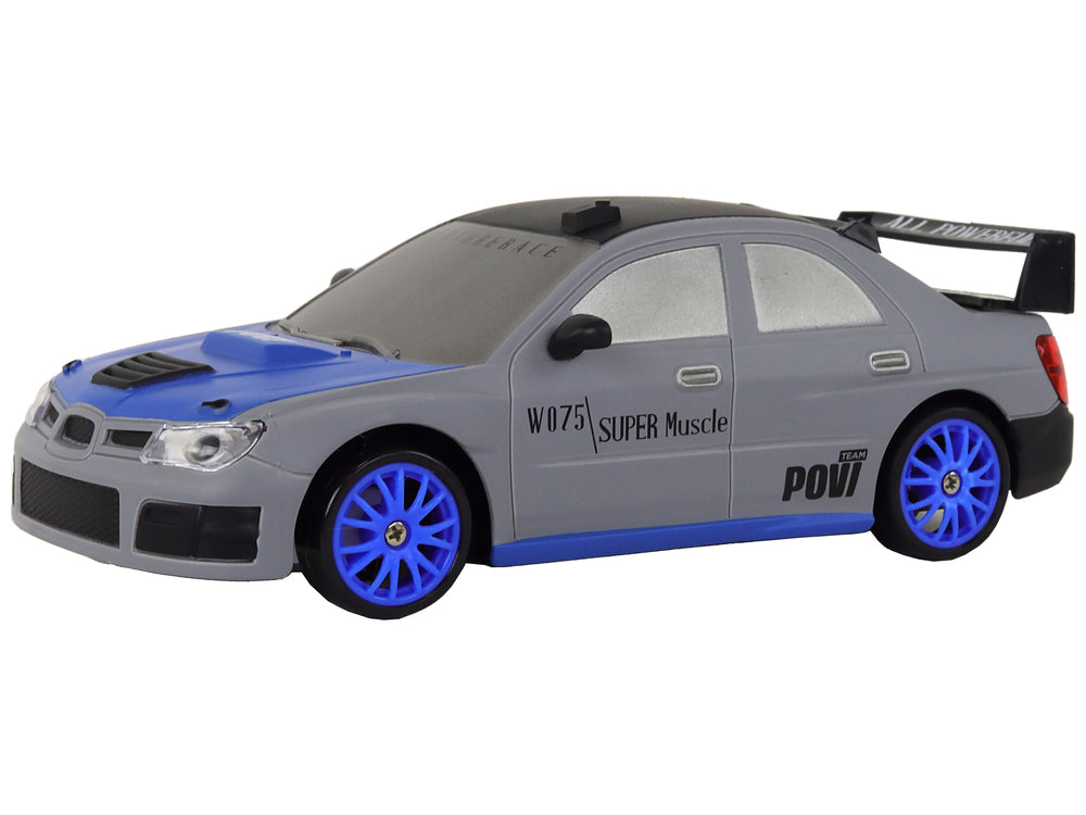 Ferngesteuerter Sportwagen R/C 1:24, graue, austauschbare Räder
