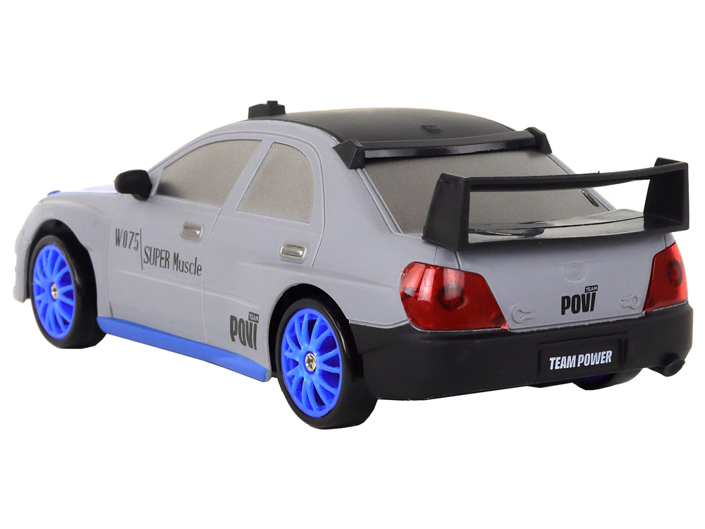 Ferngesteuerter Sportwagen R/C 1:24, graue, austauschbare Räder