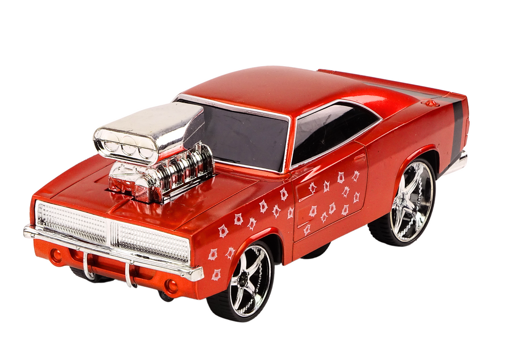 Ferngesteuertes Auto 1:18 Drift 360 Lights Sounds Red