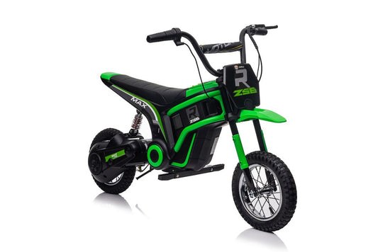 Batteriebetriebenes Crossbike SX2328 Grün 350W für Kinder