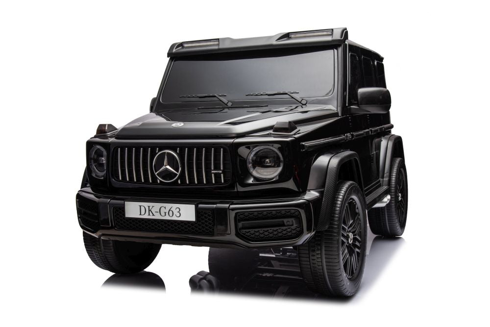 Elektro Kinderauto Mercedes G63 XXL Schwarz 4x4 2Sitzer
