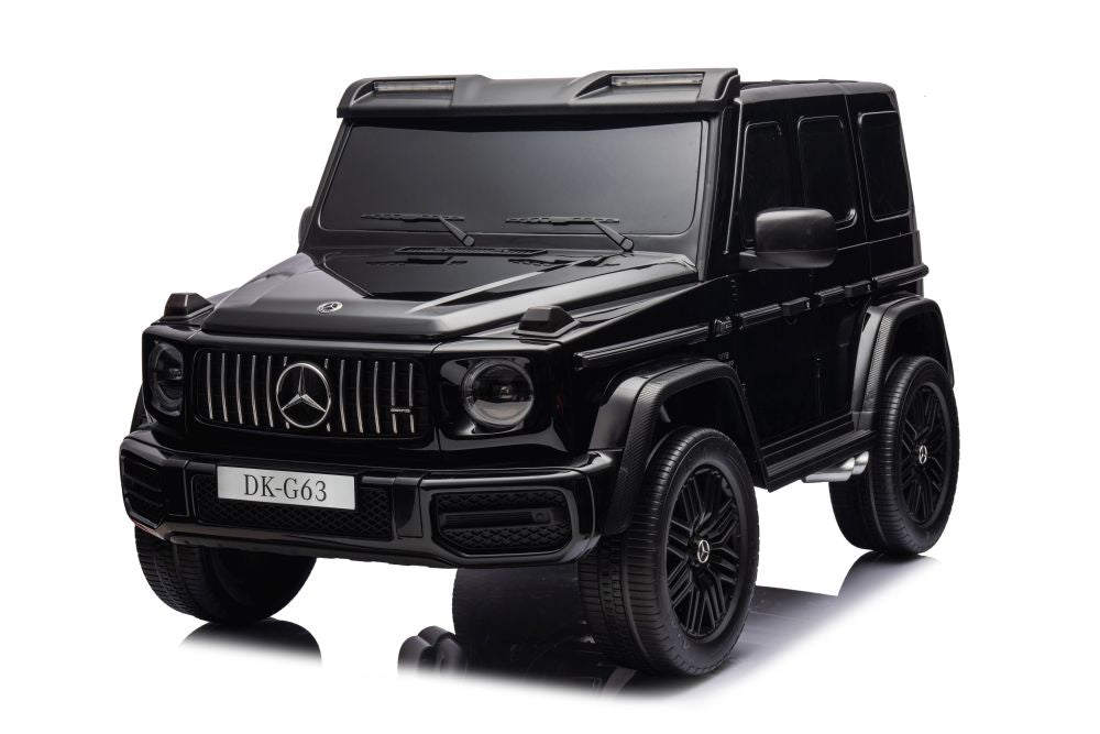 Elektro Kinderauto Mercedes G63 XXL Schwarz 4x4 2Sitzer
