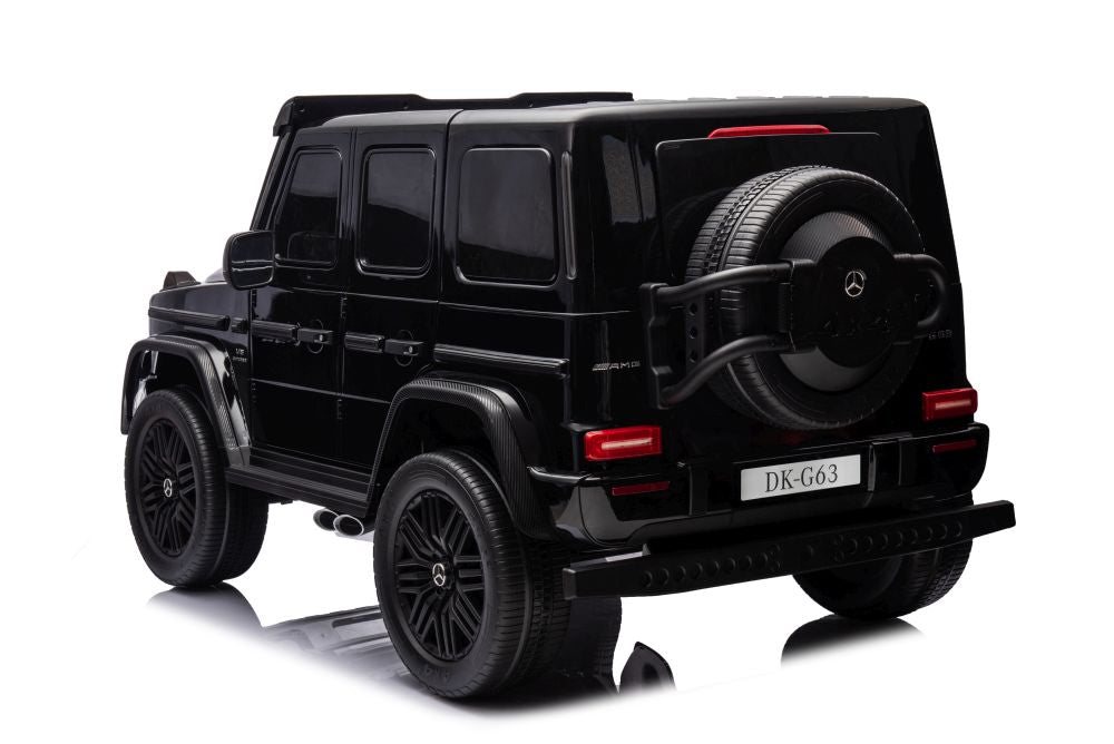 Elektro Kinderauto Mercedes G63 XXL Schwarz 4x4 2Sitzer