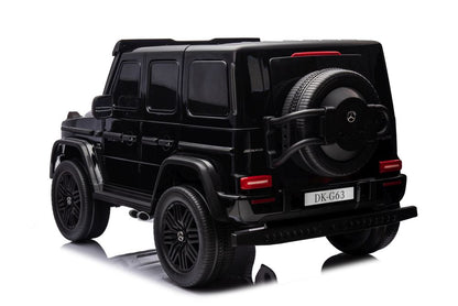 Elektro Kinderauto Mercedes G63 XXL Schwarz 4x4 2Sitzer